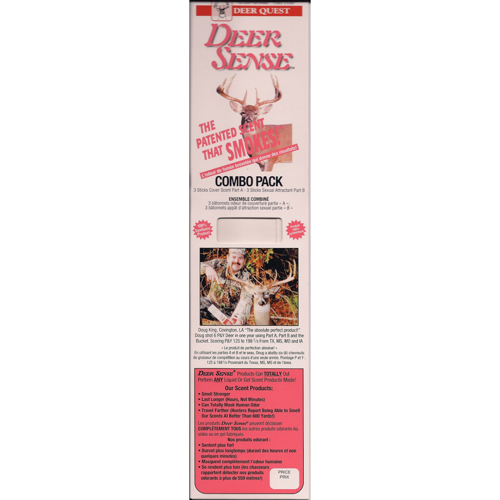Deer Quest Sense Combo Curiositysexual 12 Pk. Hunting Scents & Deer