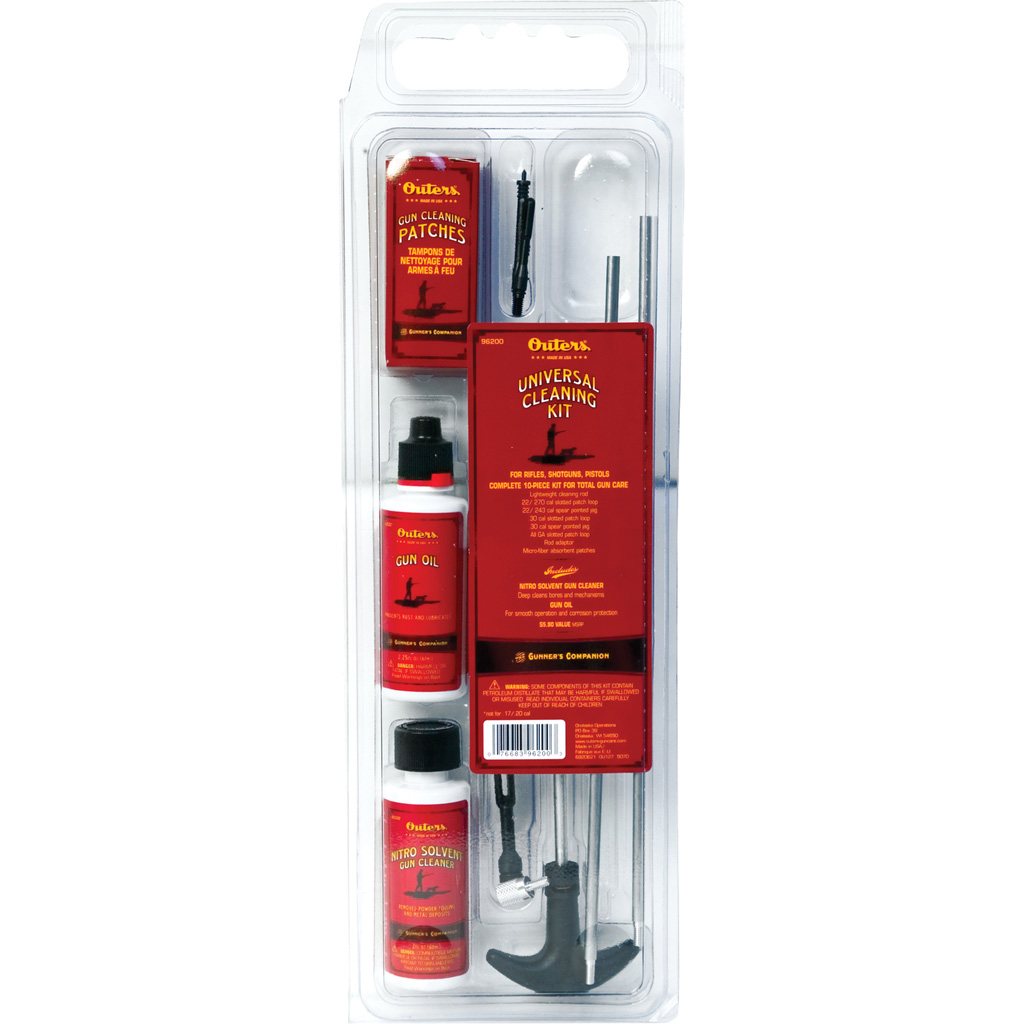 Outers Universal Cleaning Kit Rifleshotgunpistol Gun Cleaning Kits