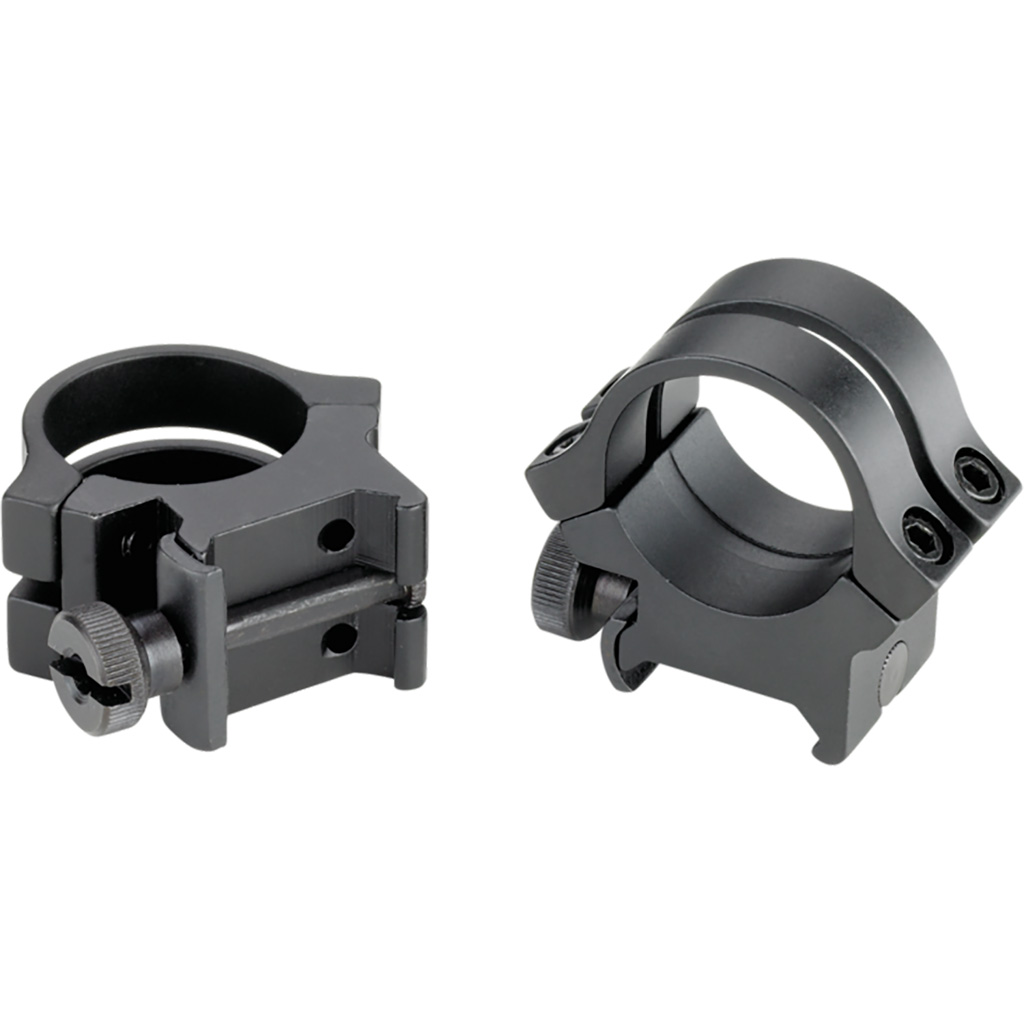 Weaver Quad Lock Top Mount Scope Rings Matte 1in. High Gun Scopes at