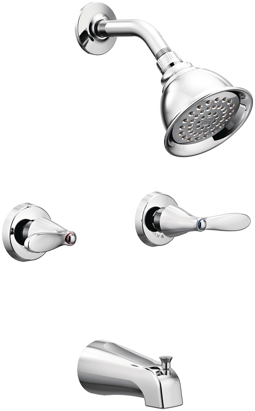 Moen Adler 82602/82402 Tub/Shower Faucet 2-Handle Standard Showerhead