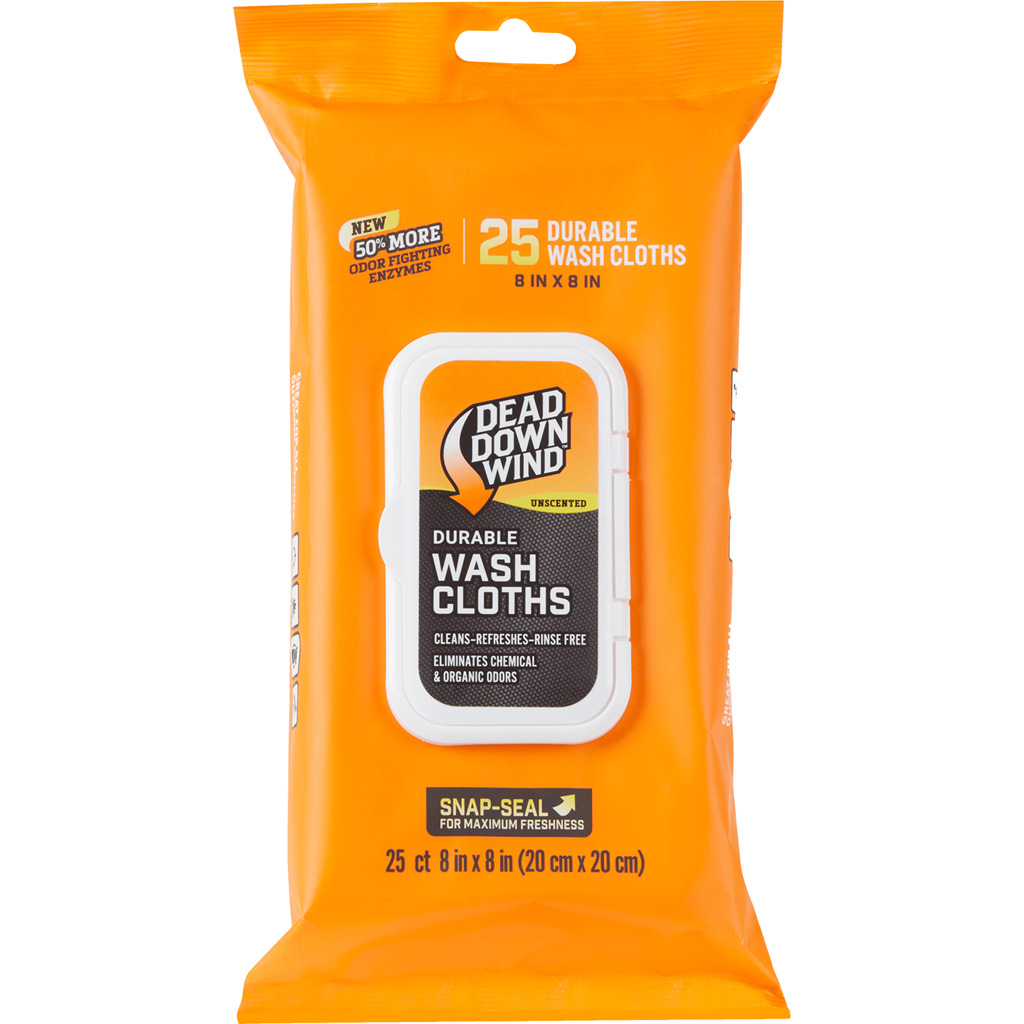 Dead Down Wind Field Wash Cloths 25 Ct. Scent Elimination at