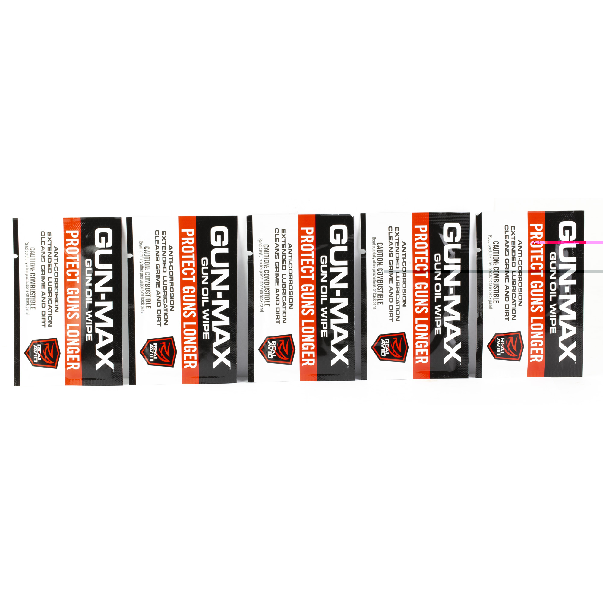 Real Avid Gunmax Oil Wipes 25pk Gun Cleaning Kits & Gun Cleaning