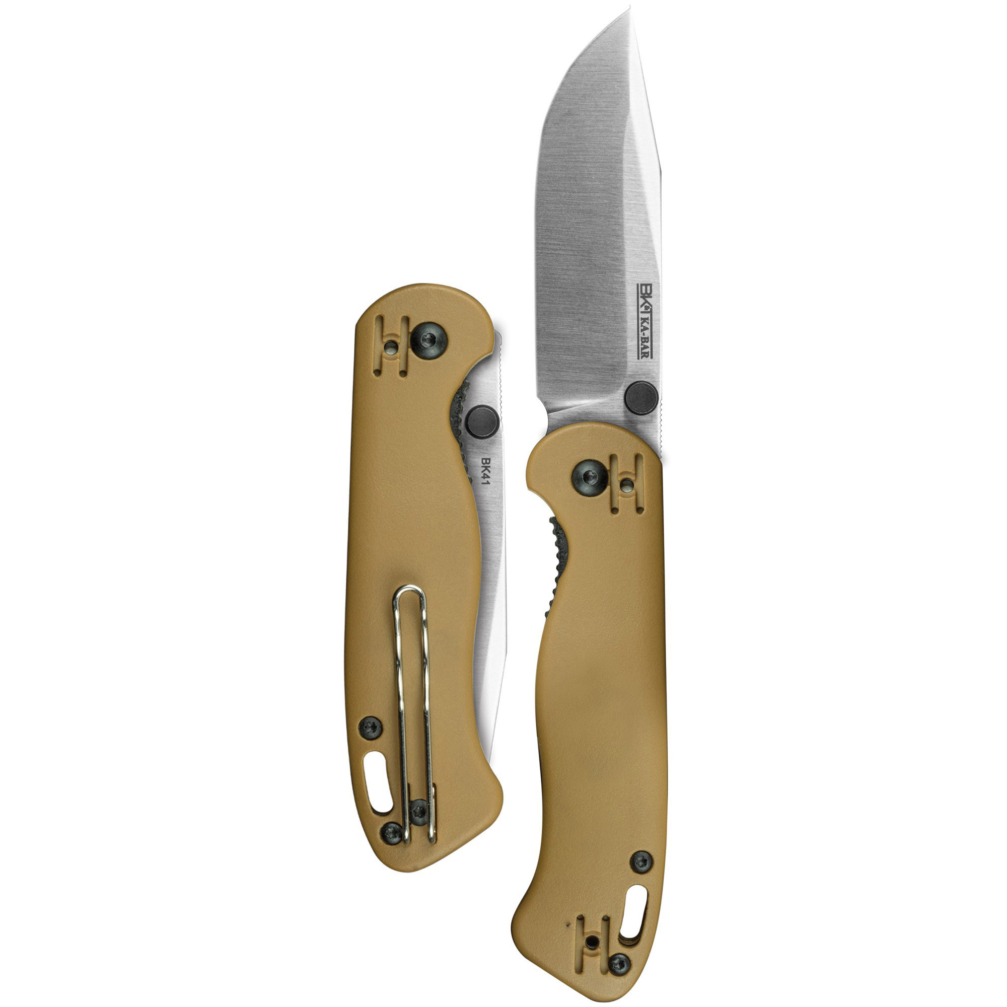 Kbar Bk41 Becker Mini Fldr 2.84" Brn Collectible Knives at GunBroker
