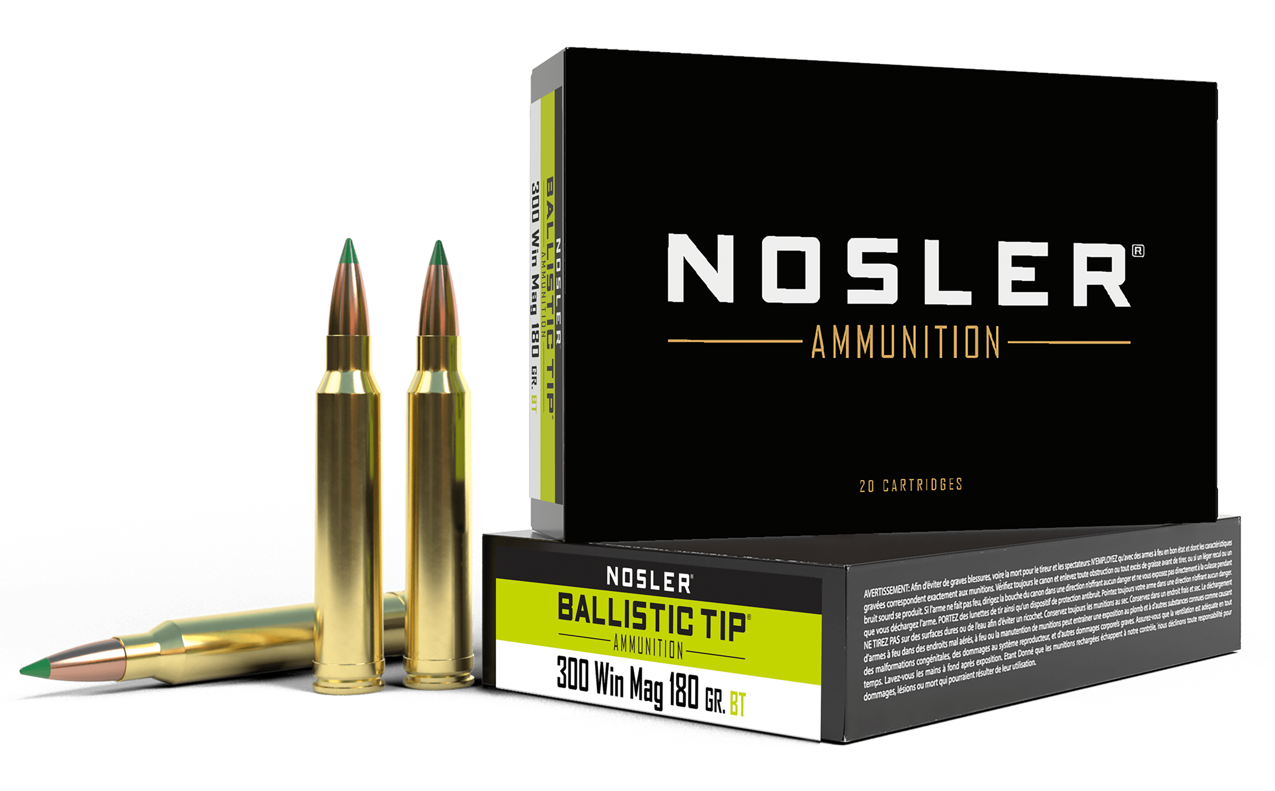 Nosler Ballistic Tip, Nos 40053 Blstc 300 Win 180 Bt 2010 Rifle