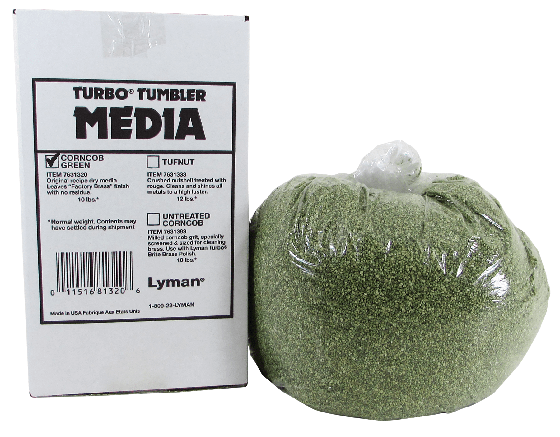 Lyman Corn Cob Plus, Lym 7631320 Turbo Media 10lb Other Reloading