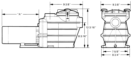 Hayward Super II Pump 2HP 220V 50HZ - SP3015X2051 - INYOPools.com
