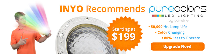 Jandy WaterColors LED Pool Light 120 Volt 100 ft cord Stainless Steel