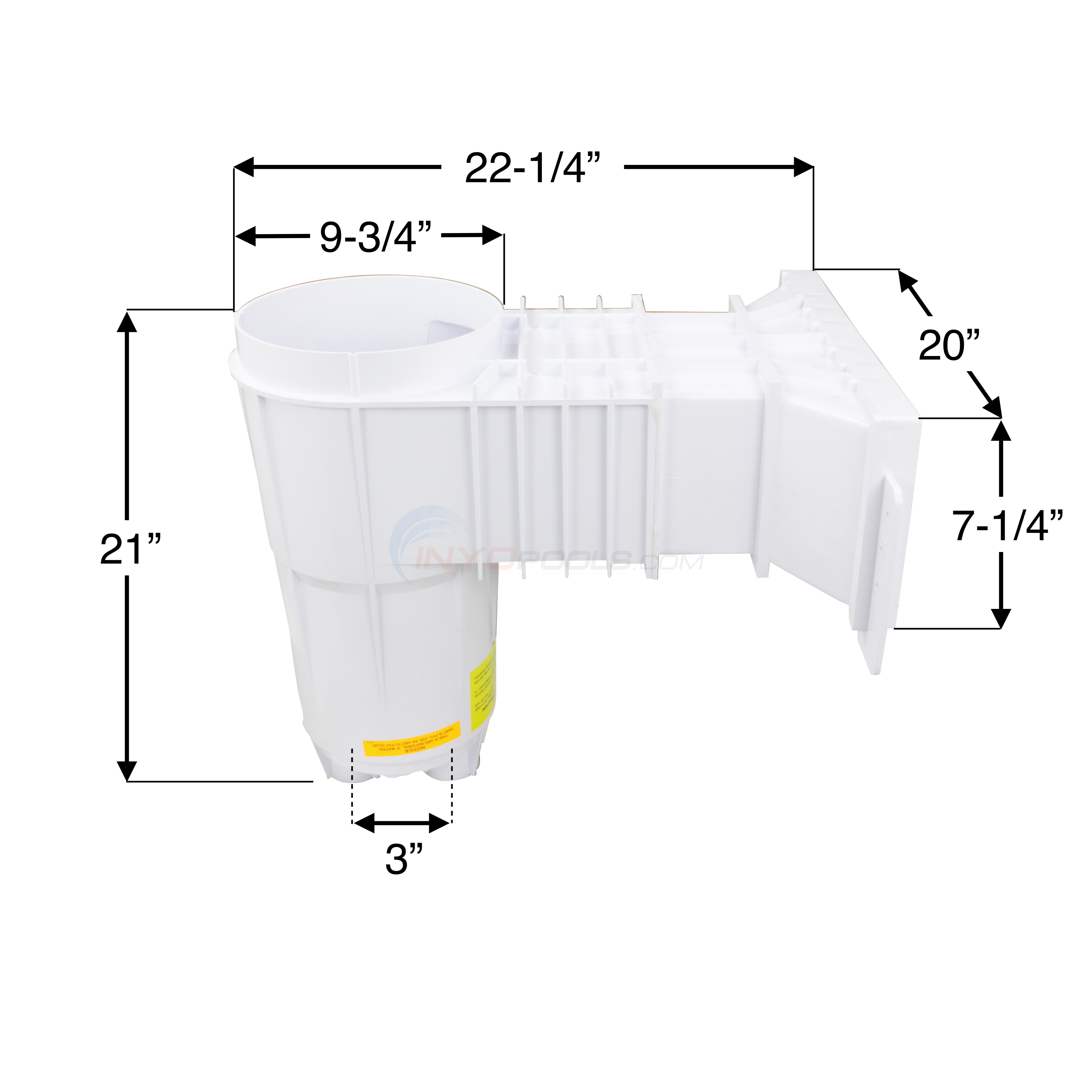 Pentair Bermuda WideMouth Skimmer 506520