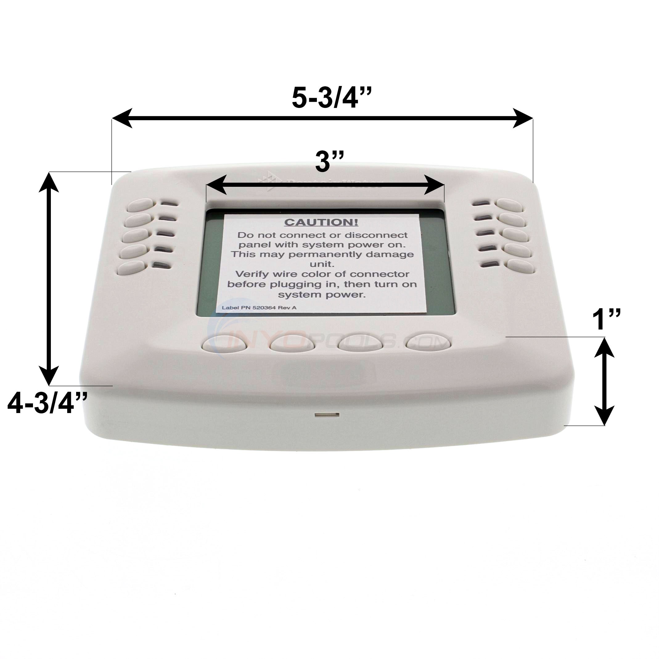 Pentair Indoor Control Panel, White Intellitouch (520138)
