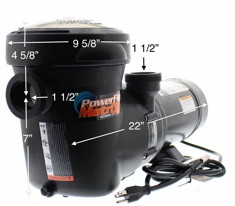 Hayward PowerFlo Matrix Pump 1 HP SP1592 W3SP1592