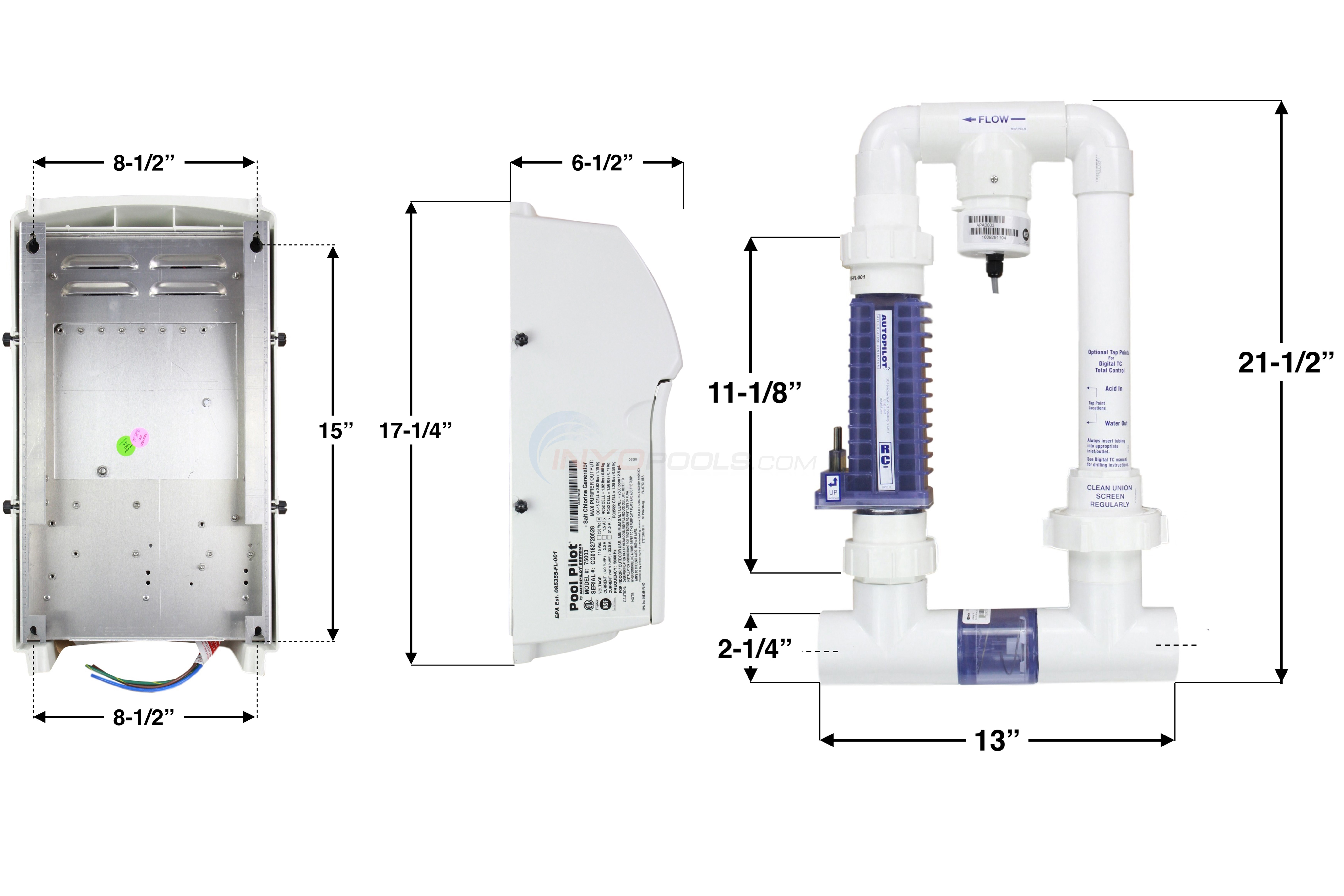 AutoPilot Chlorine Generator 36 Digital Disp. DIG36