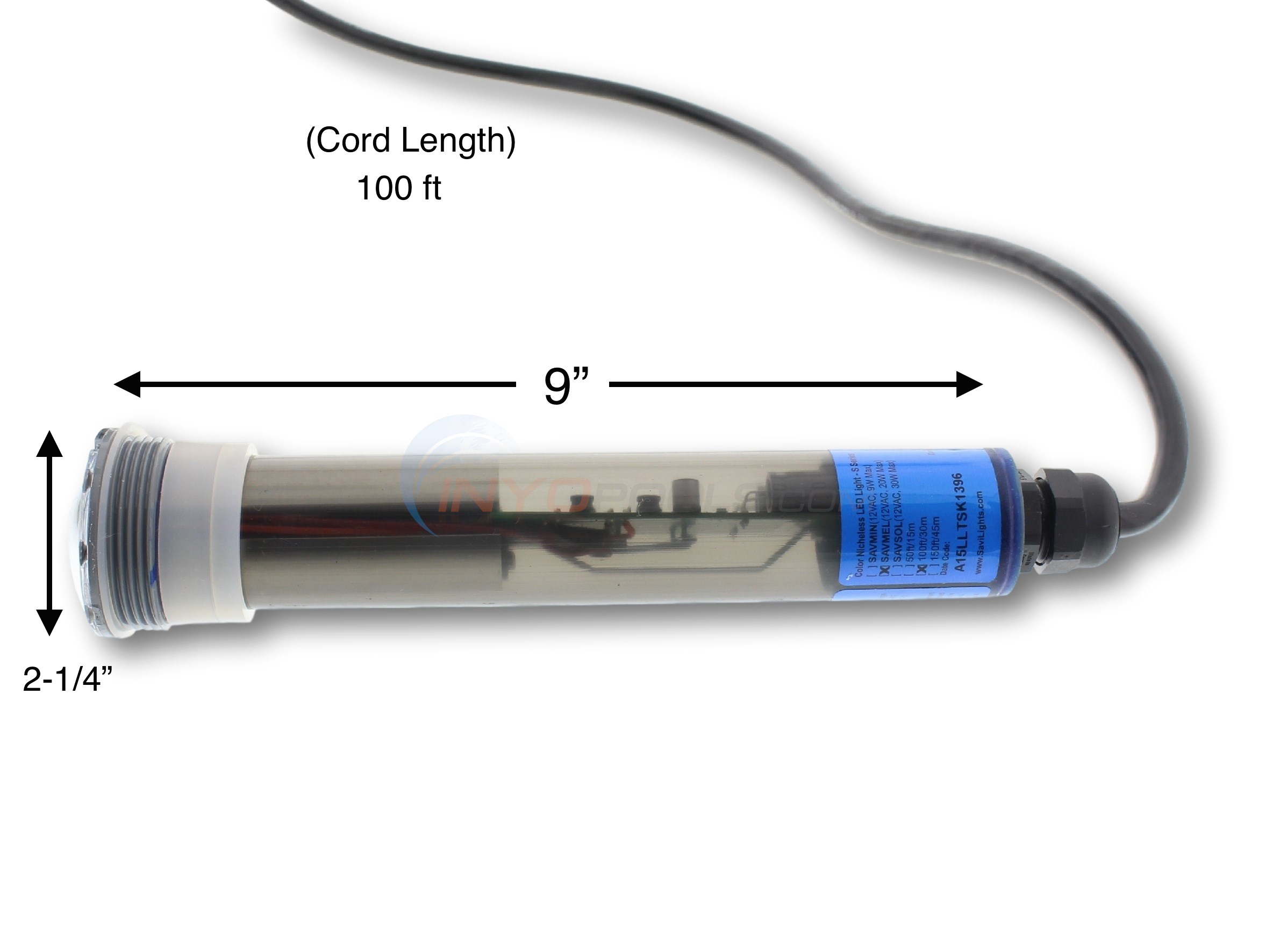 Next Step Products SAVI Melody Pool Light 12 Volt, 100' Cord