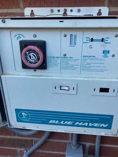 blue haven pool spa control manual