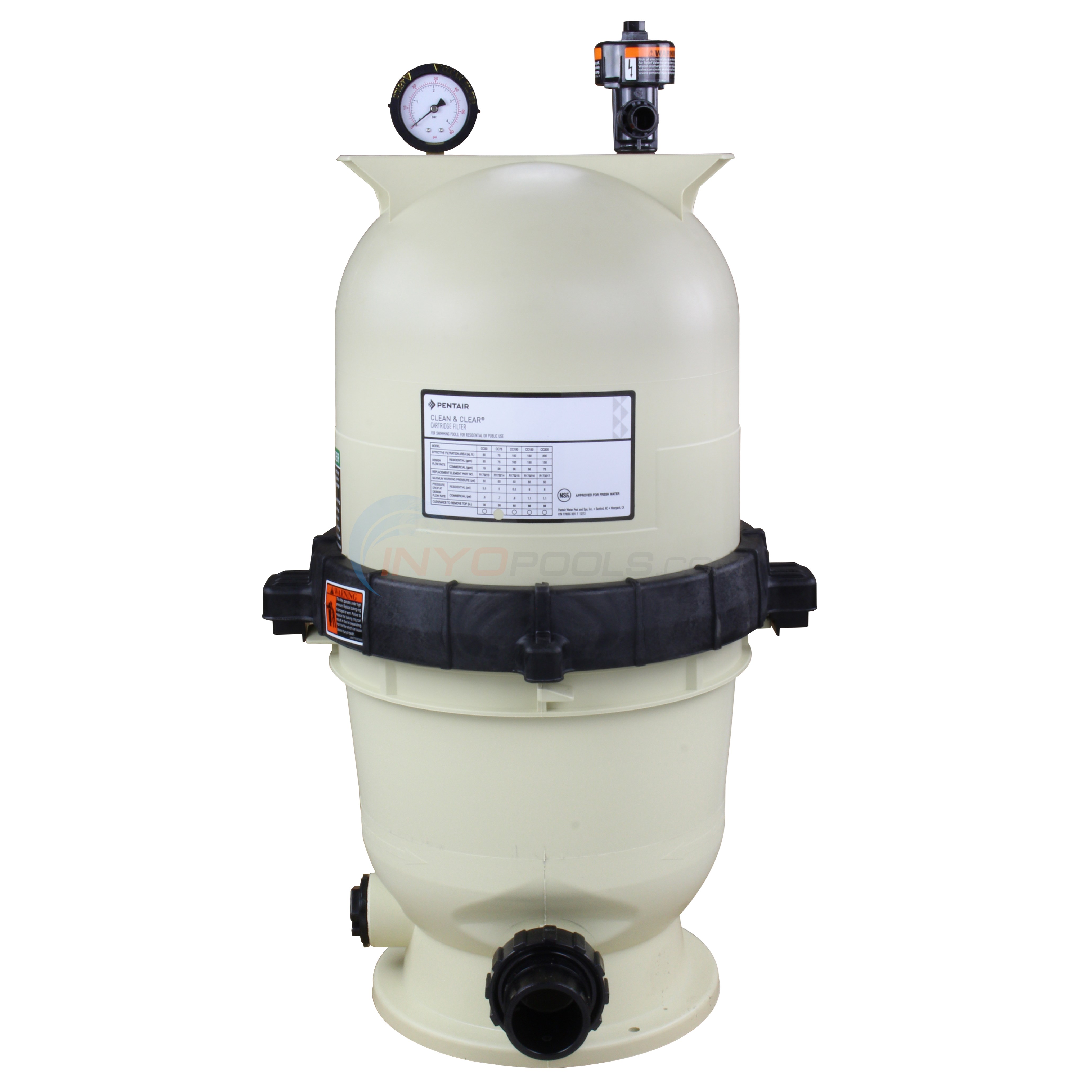 Pentair Clean & Clear 75 sq/ft Cartridge Filter 160315