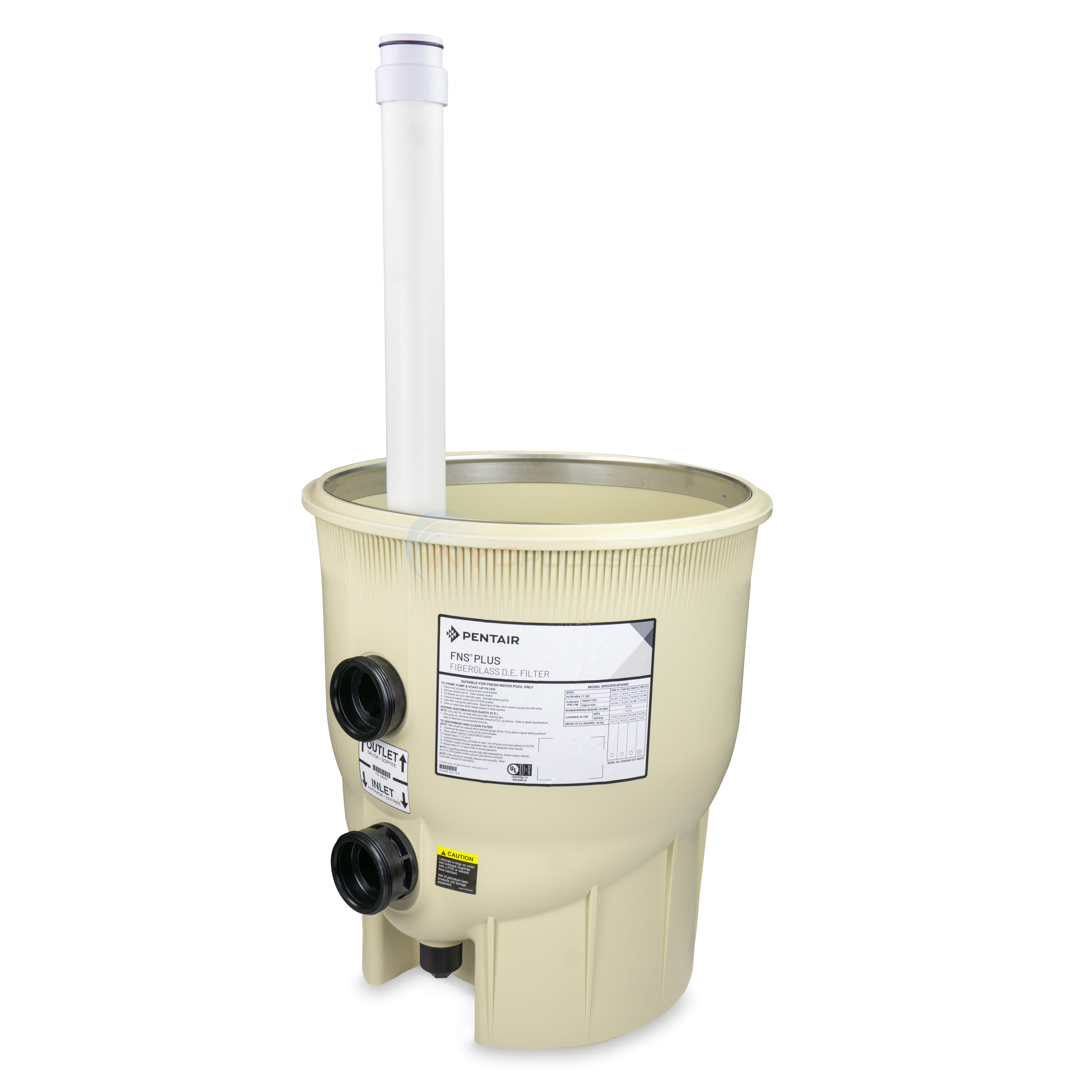 Pentair FNS Plus 60 sq. ft. Tank Bottom Assembly - 170018 - INYOPools.com