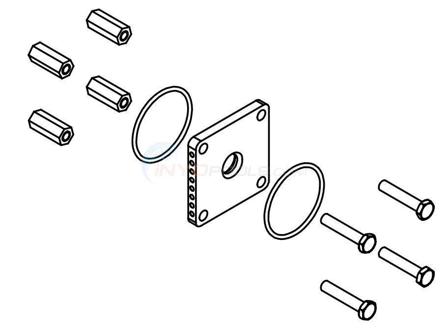 Raypak Natural Gas Orifice (04500 Ft.) Kit for Model 404 018867F