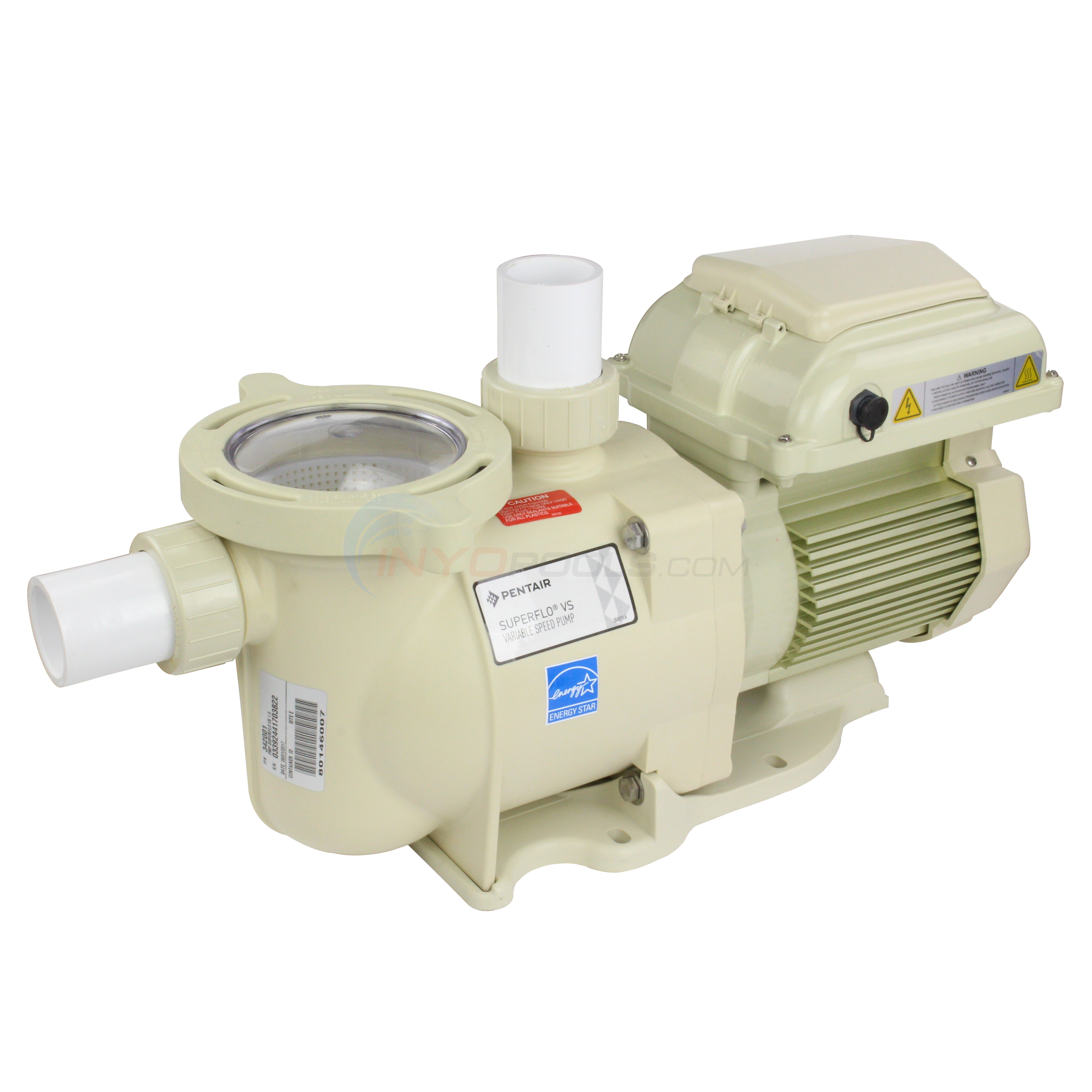 Pentair 1.5 HP SuperFlo VS Pump, Inground Pool, Variable Speed 115230