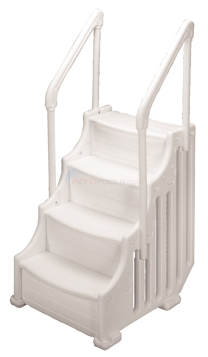 Ocean Blue 30" Wide Mighty Step White 400600