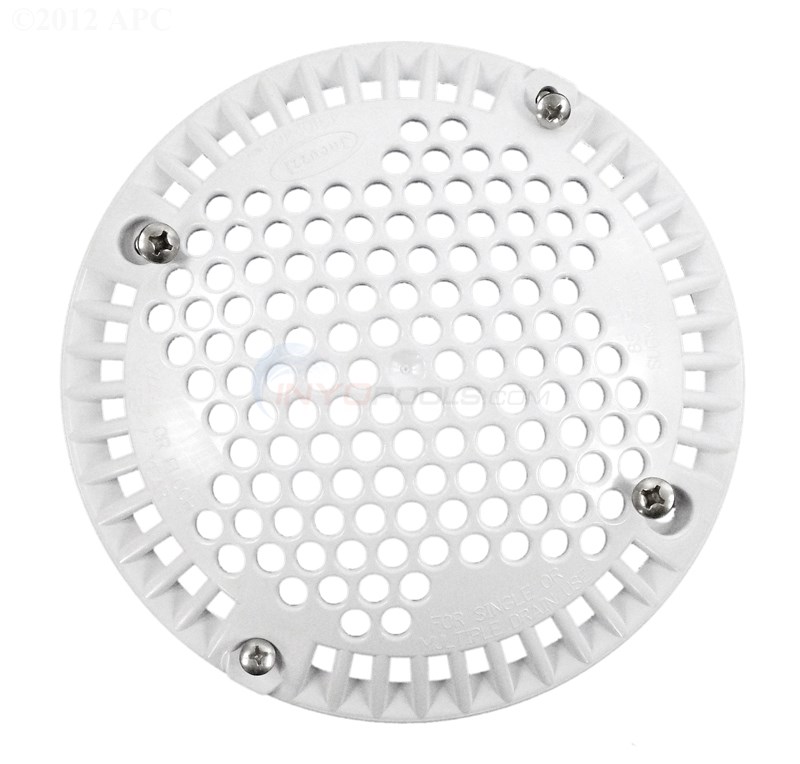 Jacuzzi Carvin Main Drain Cover Kit with Screws, VGB Compliant, White