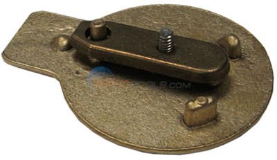 PermaCast Anchor Cover, Cast Brass F/ 1.9" Rail Anchor PE8