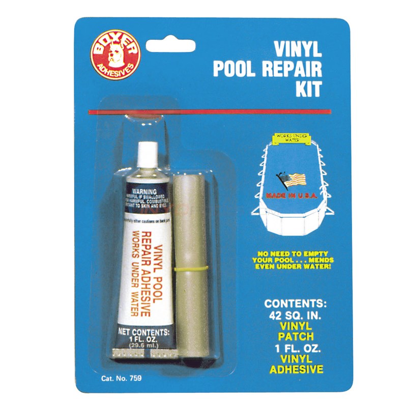 Boxer 1oz Vinyl Adhesive Pool Liner Repair Kit 759