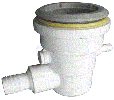 Custom Molded Products 3.5in/4in Spa Jet Body (3/4in Barb x 3/8in Barb
