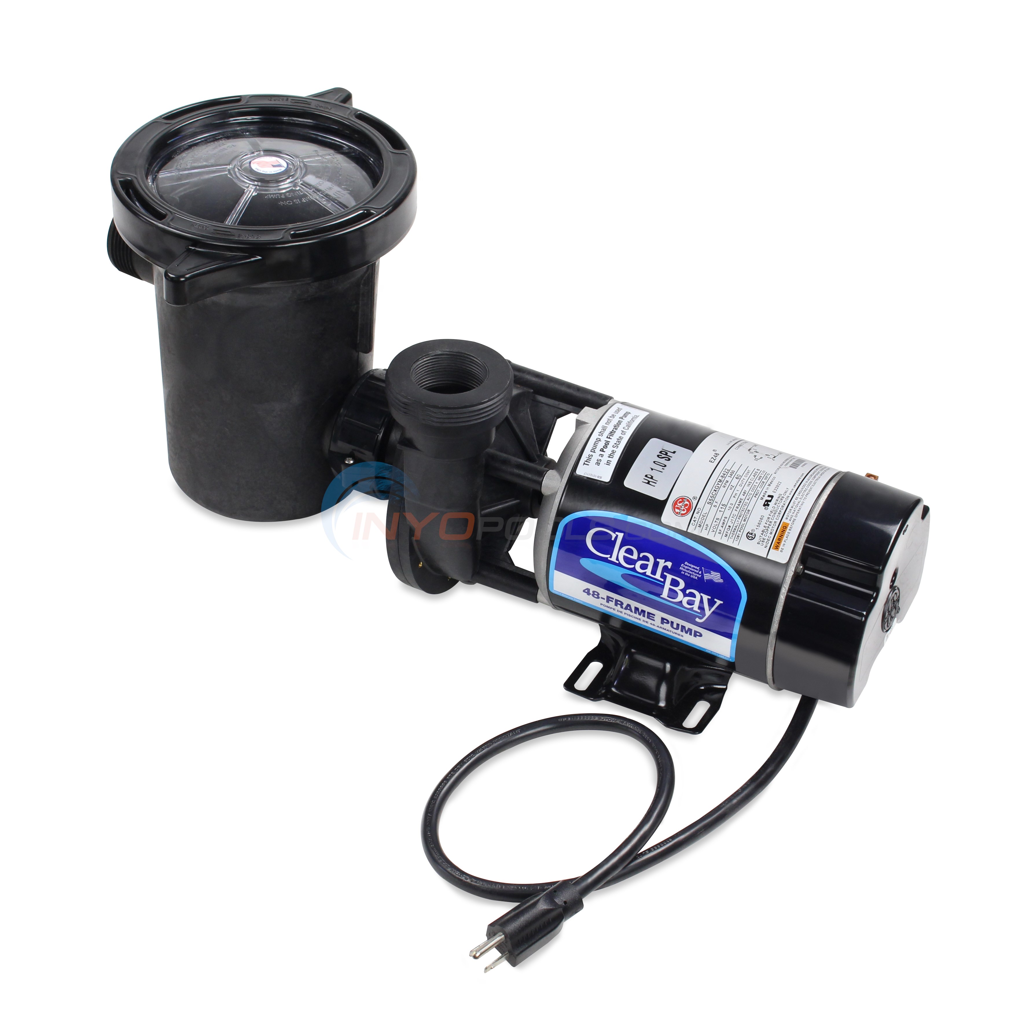 Waterway HiFlo 1 HP Above Ground Pool Pump with Cord PD11006