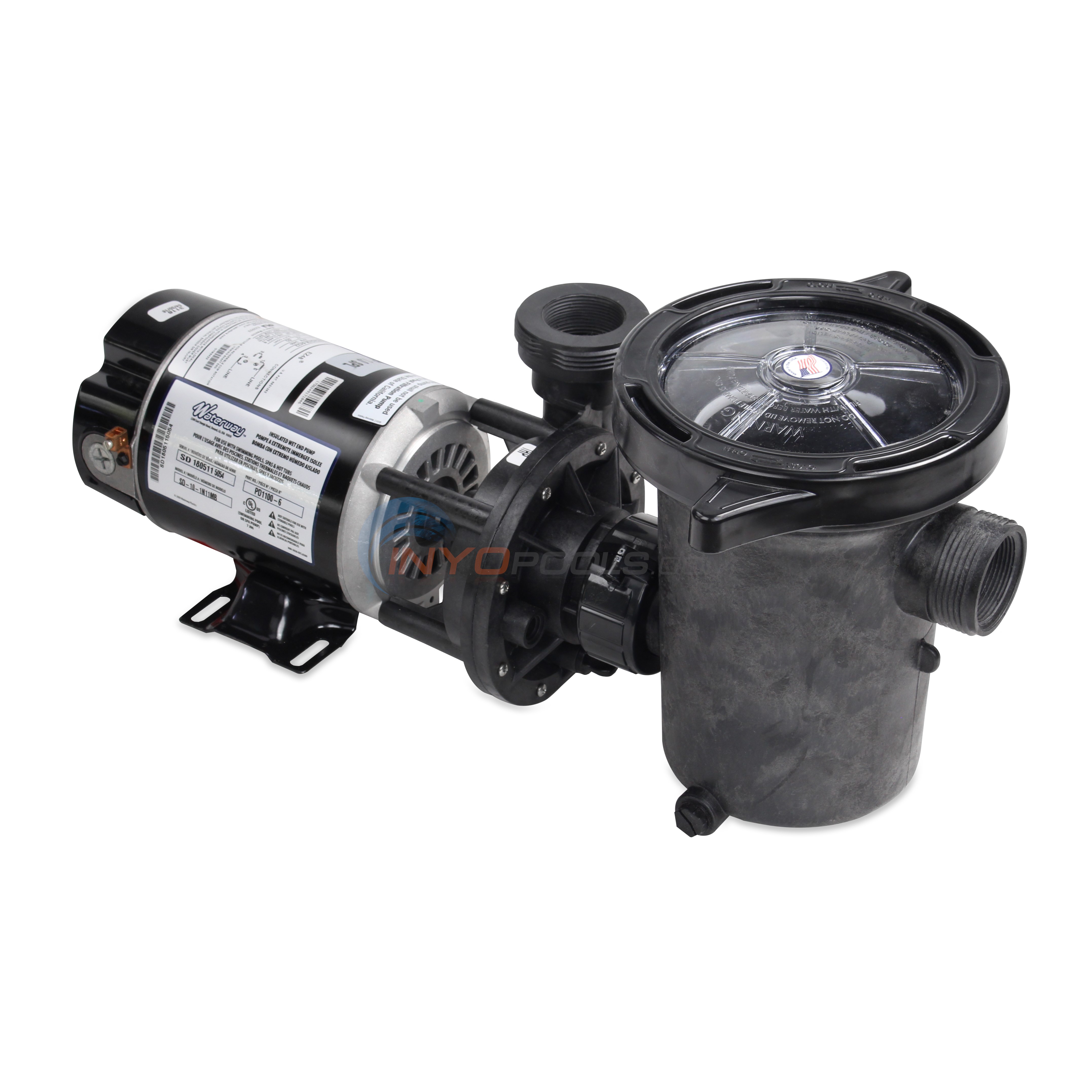 Waterway HiFlo 1 HP Above Ground Pool Pump With Cord PD11006