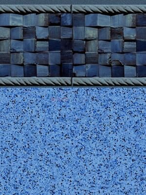 18' x 36' Rect. Inground Pool Liner 20 MIL Blue Cobblestone