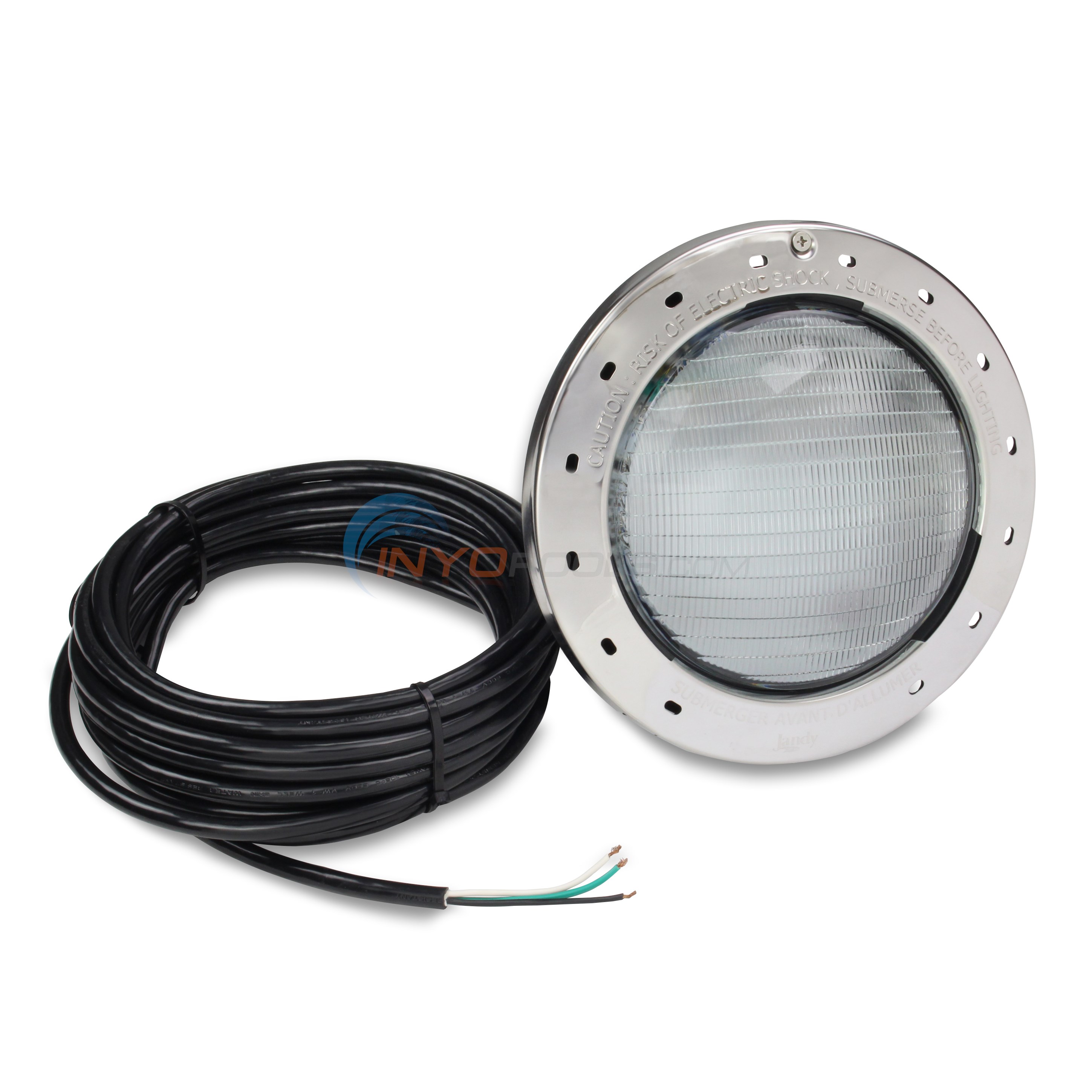 Jandy WaterColors LED Pool Light 120 Volt 30 ft cord Stainless Steel