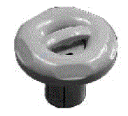 Custom Molded Products Spa Jets 13/4 INTERNAL 5 SCALLOP ROT GR