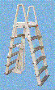 Confer Plastics Heavy Duty AFrame Ladder w/ Barrier 7000B