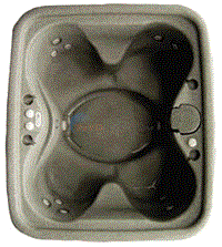 Dream Maker Spa X400 Sandstone with Cover X400SS