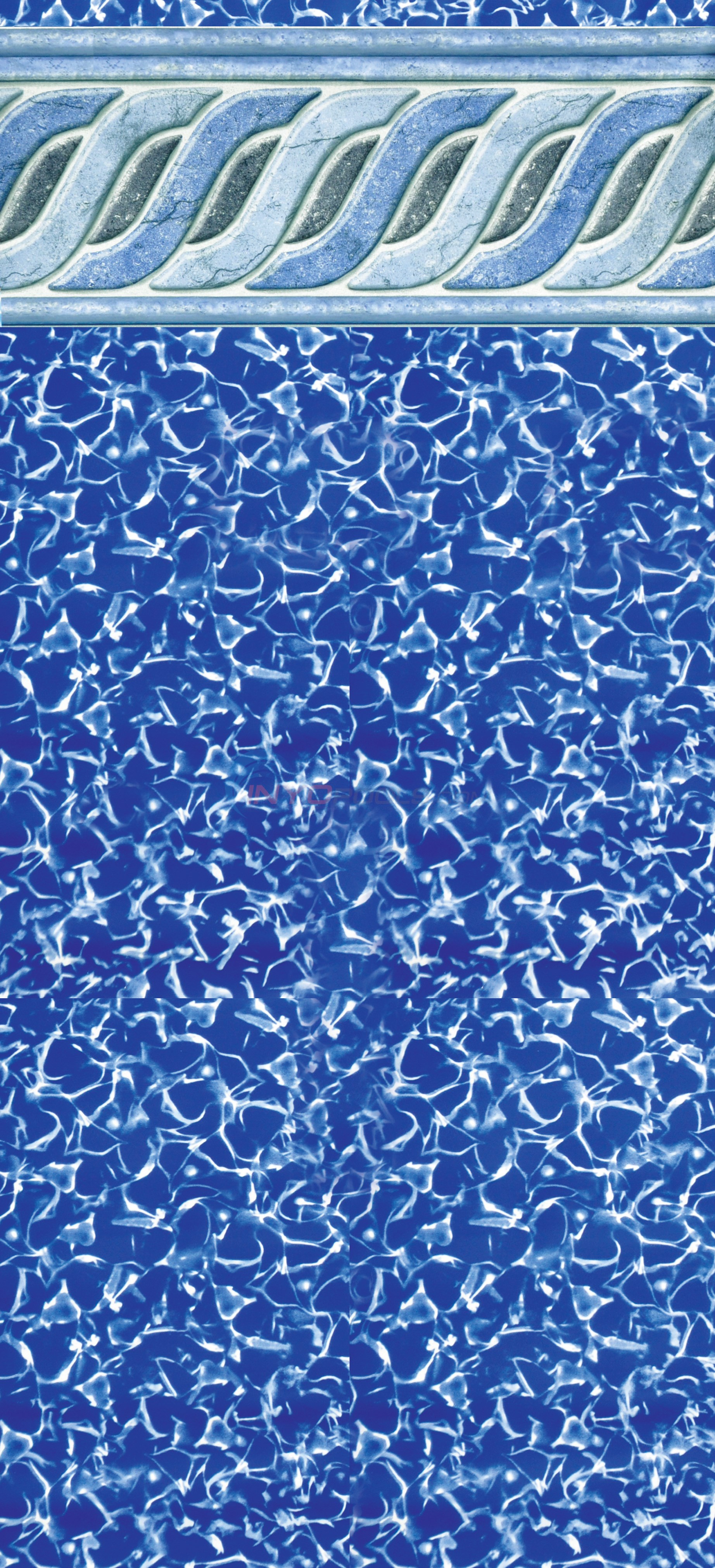 Swimline 15' x 30' Oval 54" Depth Unibead Emerald Tile Standard Gauge