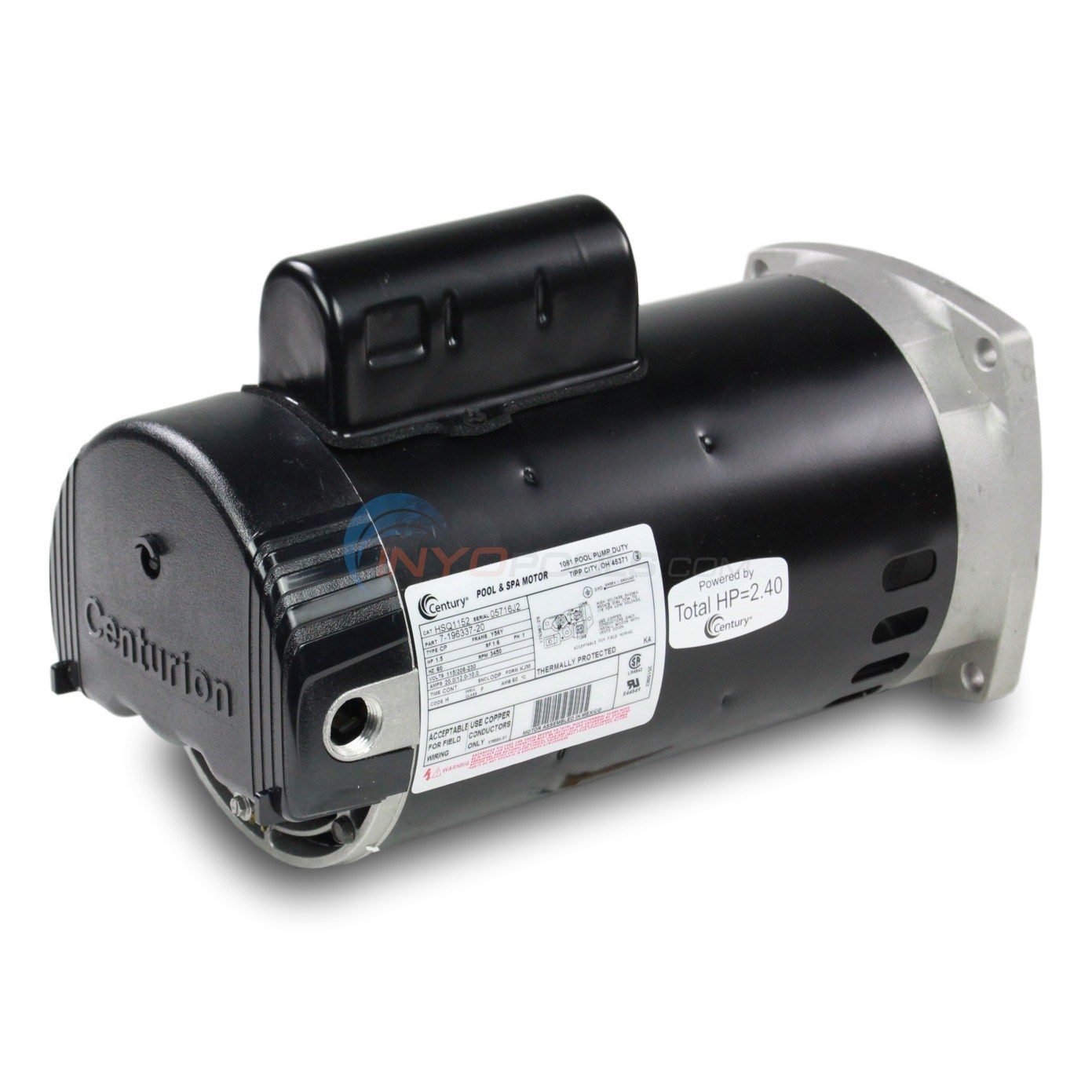 Hayward Motor, 11/2hp Full, Tristar, 115 208230v Single Speed