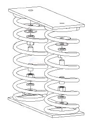 Interfab Baja Stand Dual Coil Spring w/ Hardware BAS