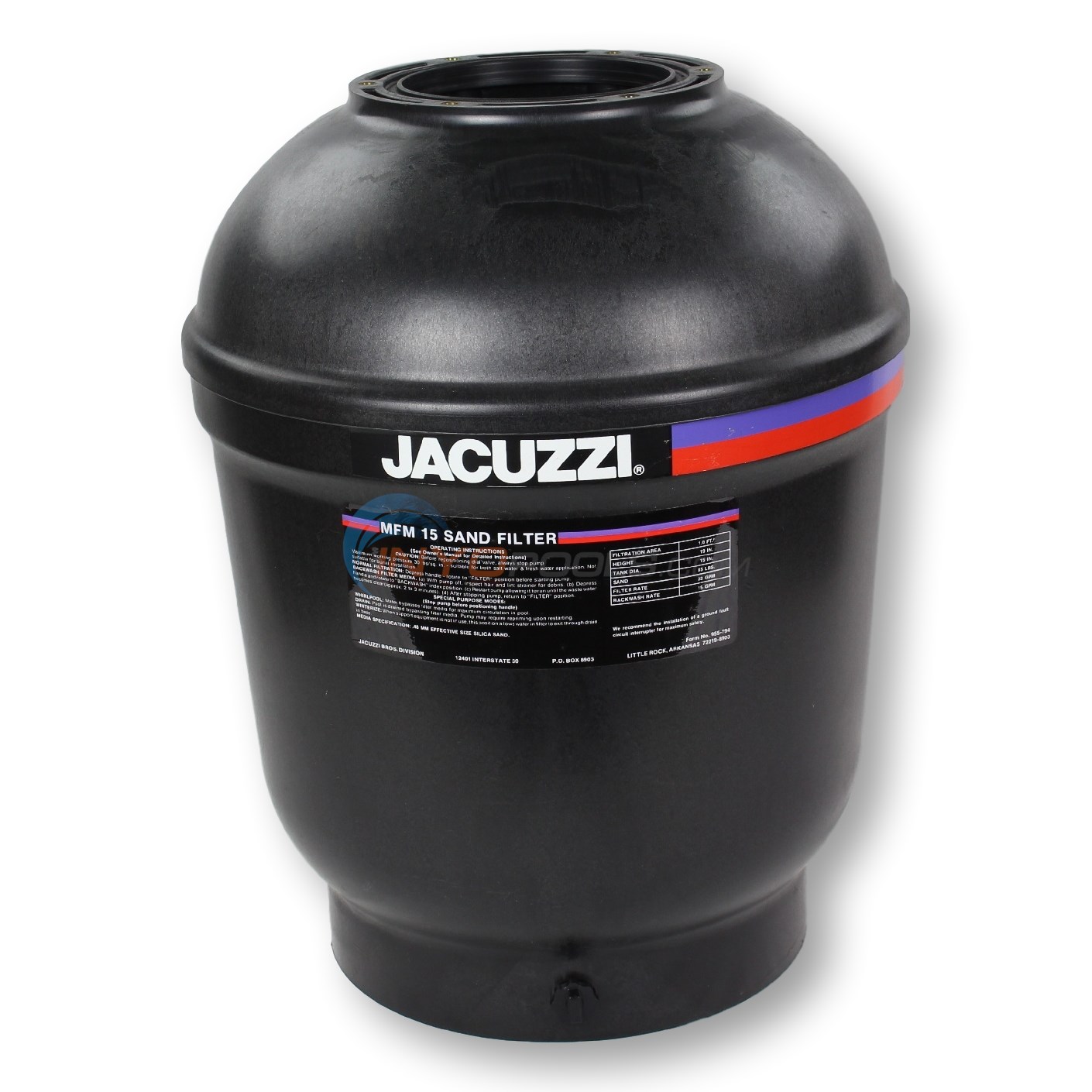 Jacuzzi Inc. Clearance Jacuzzi MFM15 Tank (1 Left)