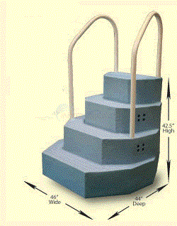 Merlin AG Pool Step Aqua Staircase "The King" 30125