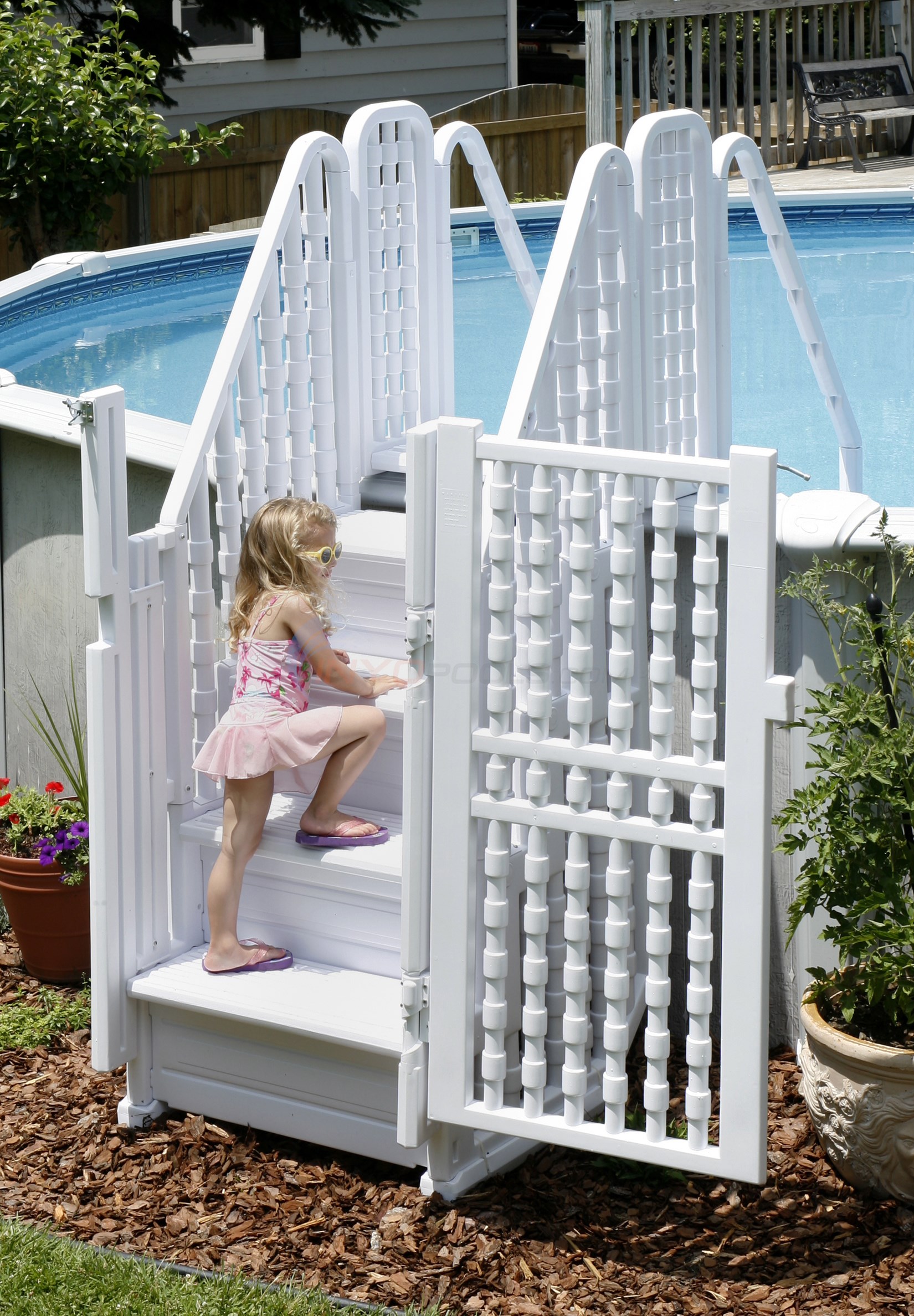 Blue Wave Easy Pool Step Entry System W/ Gate NE138
