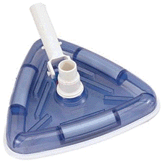 Ocean Blue Transparent Triangular Vacuum Head 130035