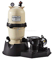 Pentair A/G Pool Skid Pack 1HP Pump 50 Sq Ft Filter