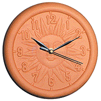 Poolmaster Outdoor Terracotta Clock 8" POM52535