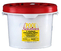 3 inch Chlorine Tablets 25 lb. Bucket P27025DE