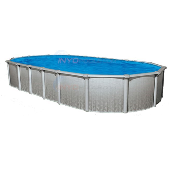 Wilbar Heritage 15' x 30' Oval 52" Steel Above Ground Pool (Skimmer