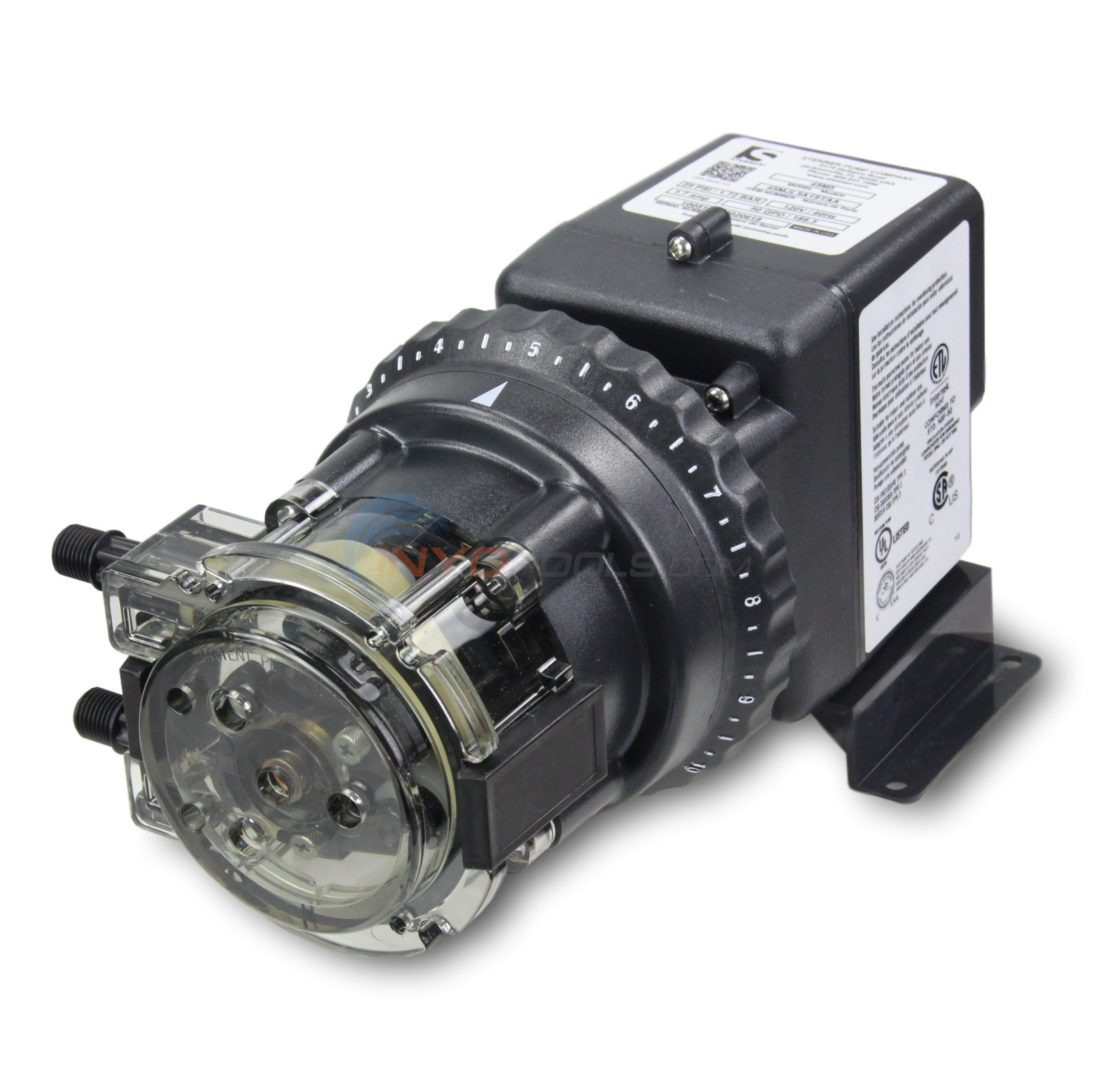 Stenner 50 GPD Chemical Feeder Pump, 120V, Adjustable Rate, Single Head 45M5