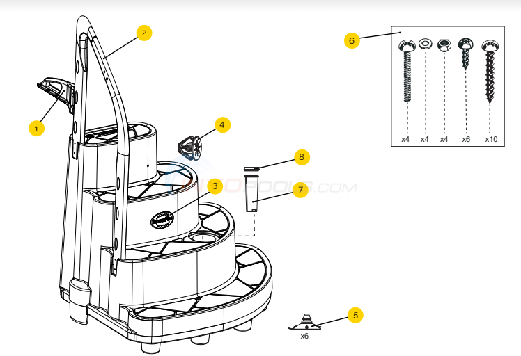 Innovaplas Majestic 8005SB Step Parts