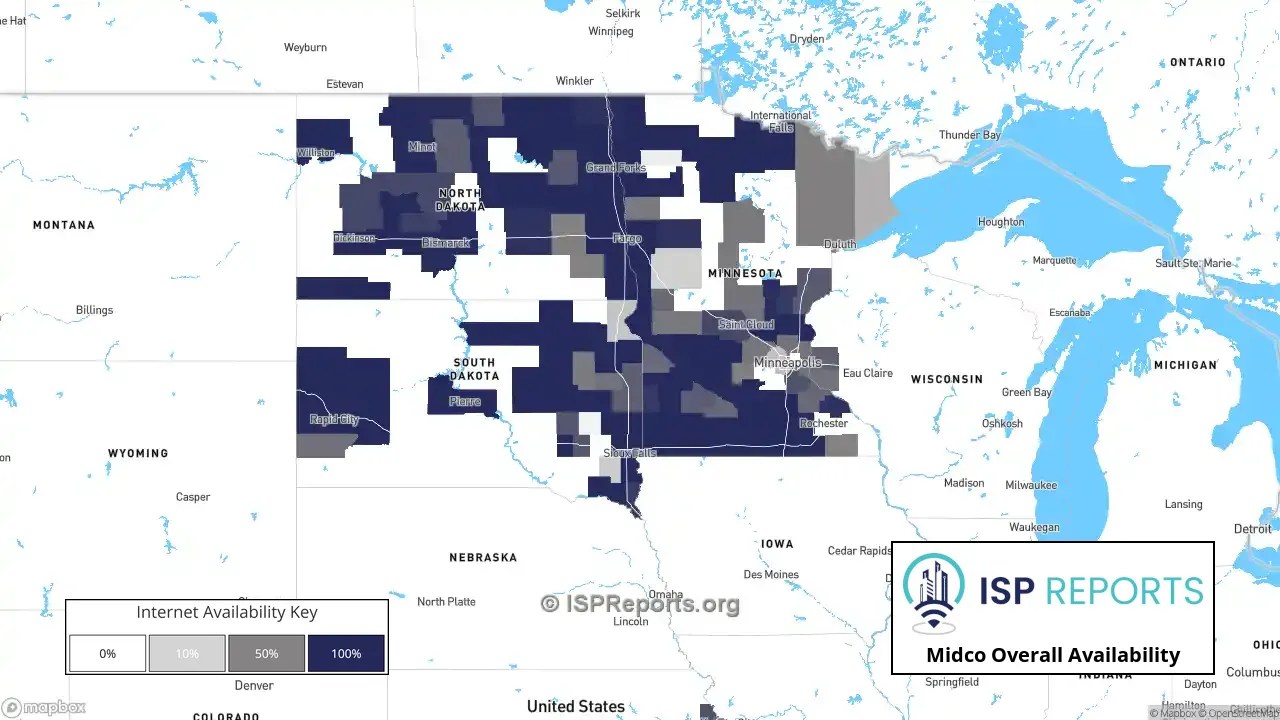 Midco Internet Availability | cable, fixed wireless, and fiber Coverage