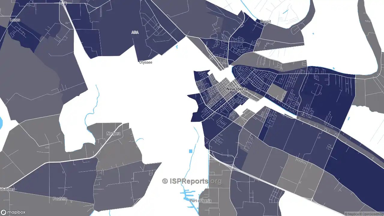 High Speed Providers in 70560, LA