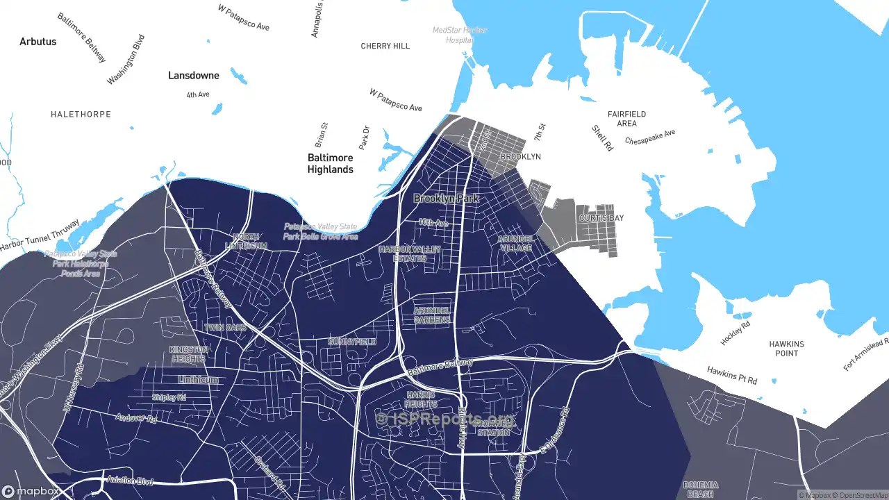 High Speed Providers in Brooklyn Park, MD