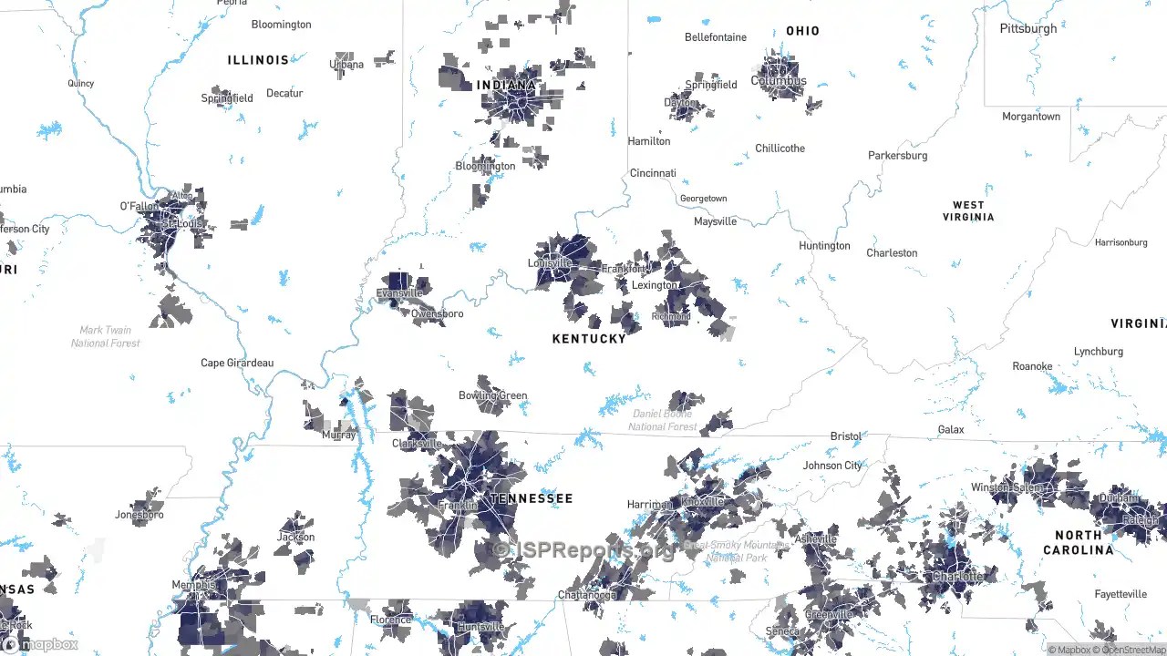 High Speed Providers in Kentucky